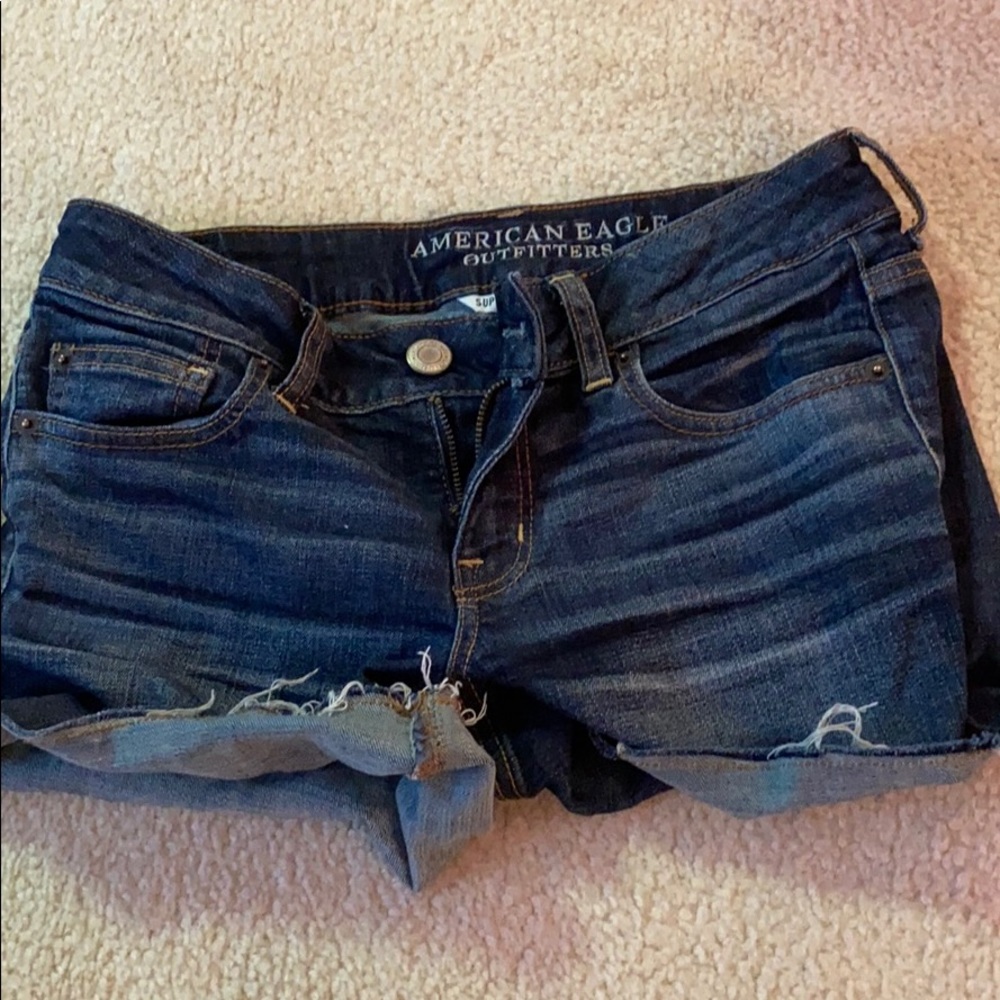 American eagle jean shorts size 4